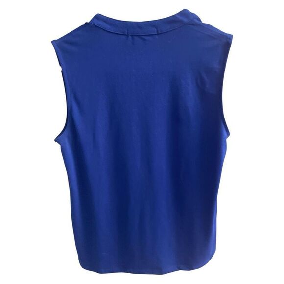 Banana Republic Blue Sleeveless Blousr Size XS - Picture 4 of 5